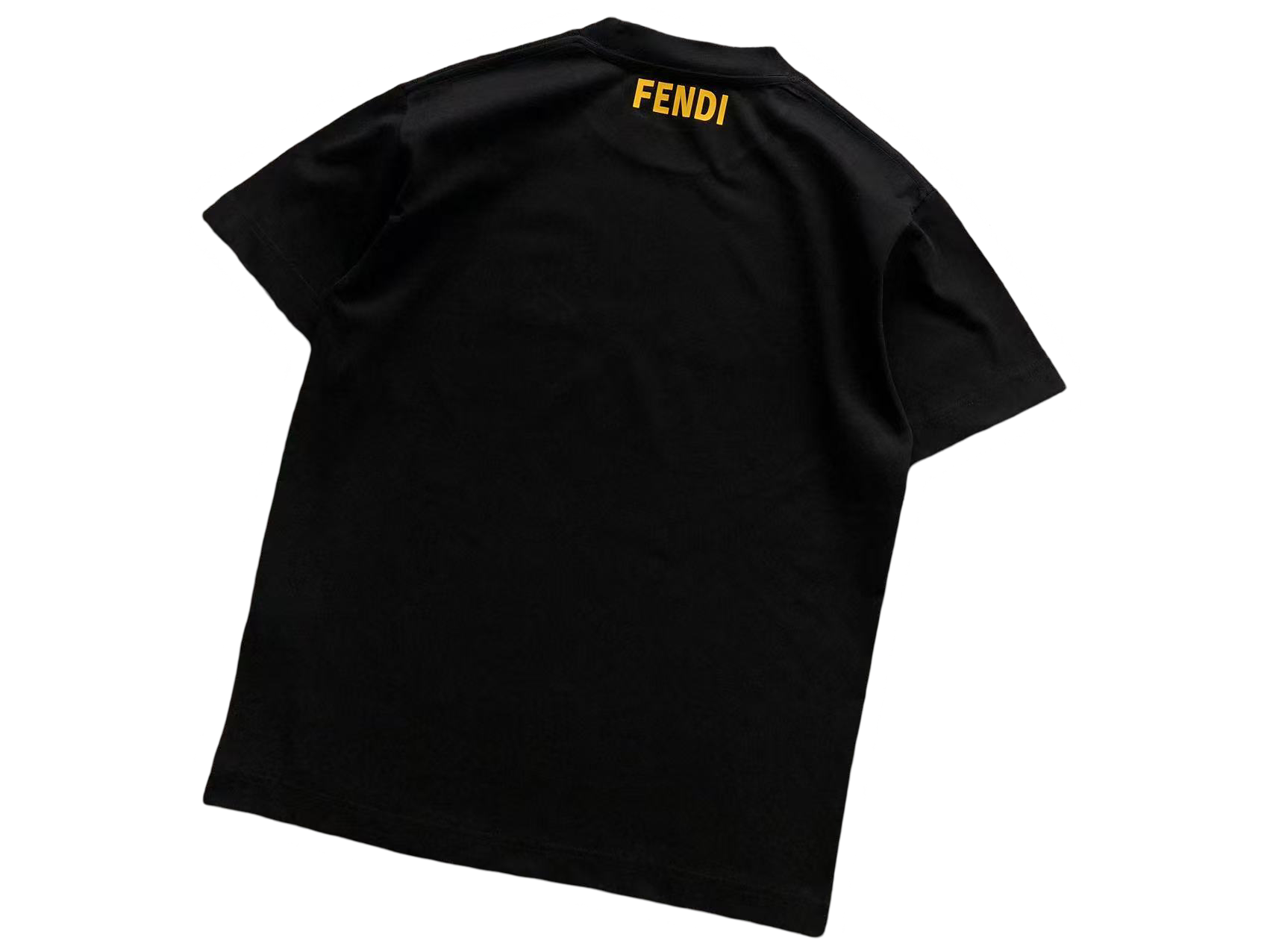 Fendi Lightning Monster Eyes Tee Black