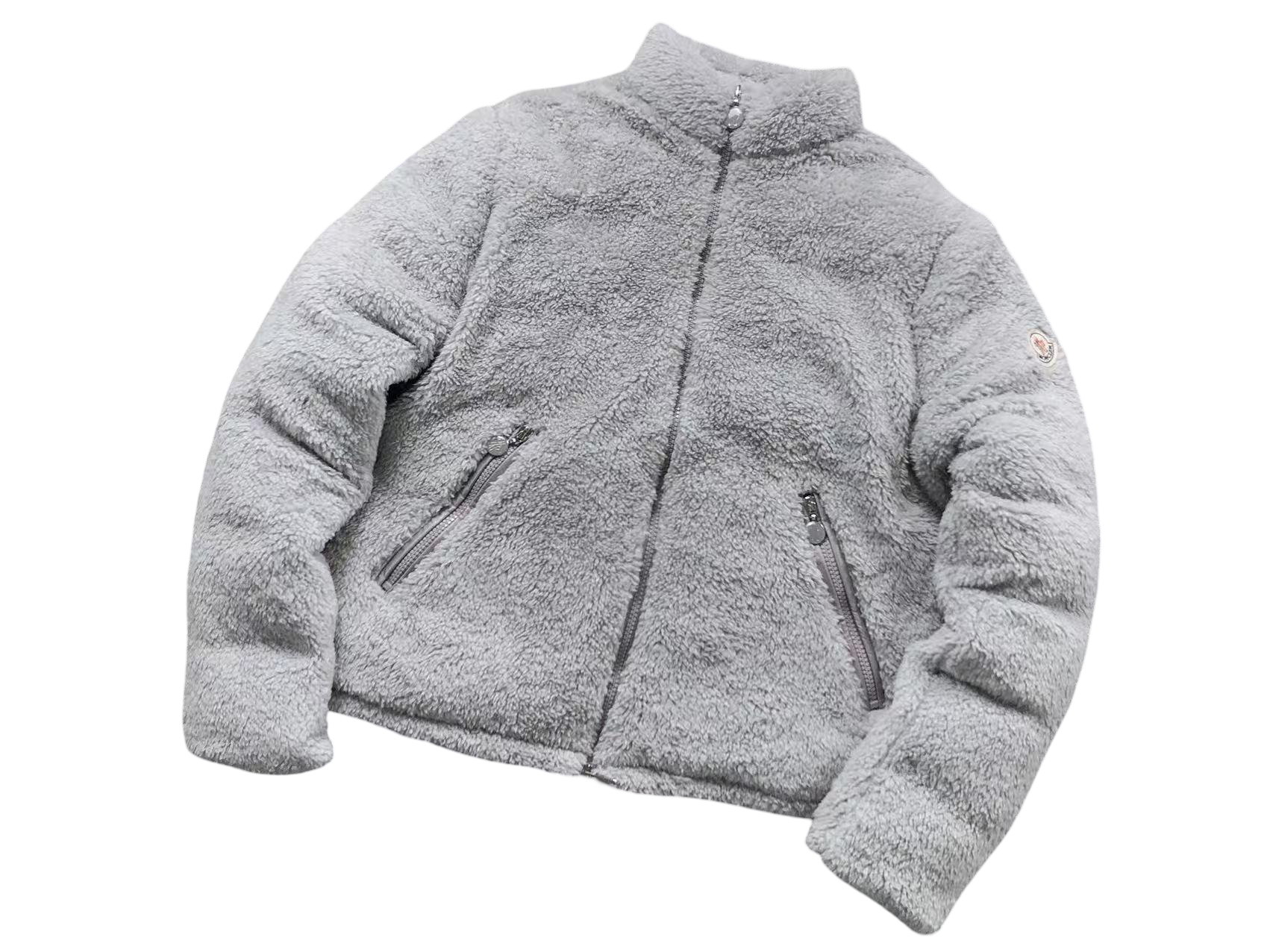 Moncler Polignac Fleece Jacket Lavender Grey