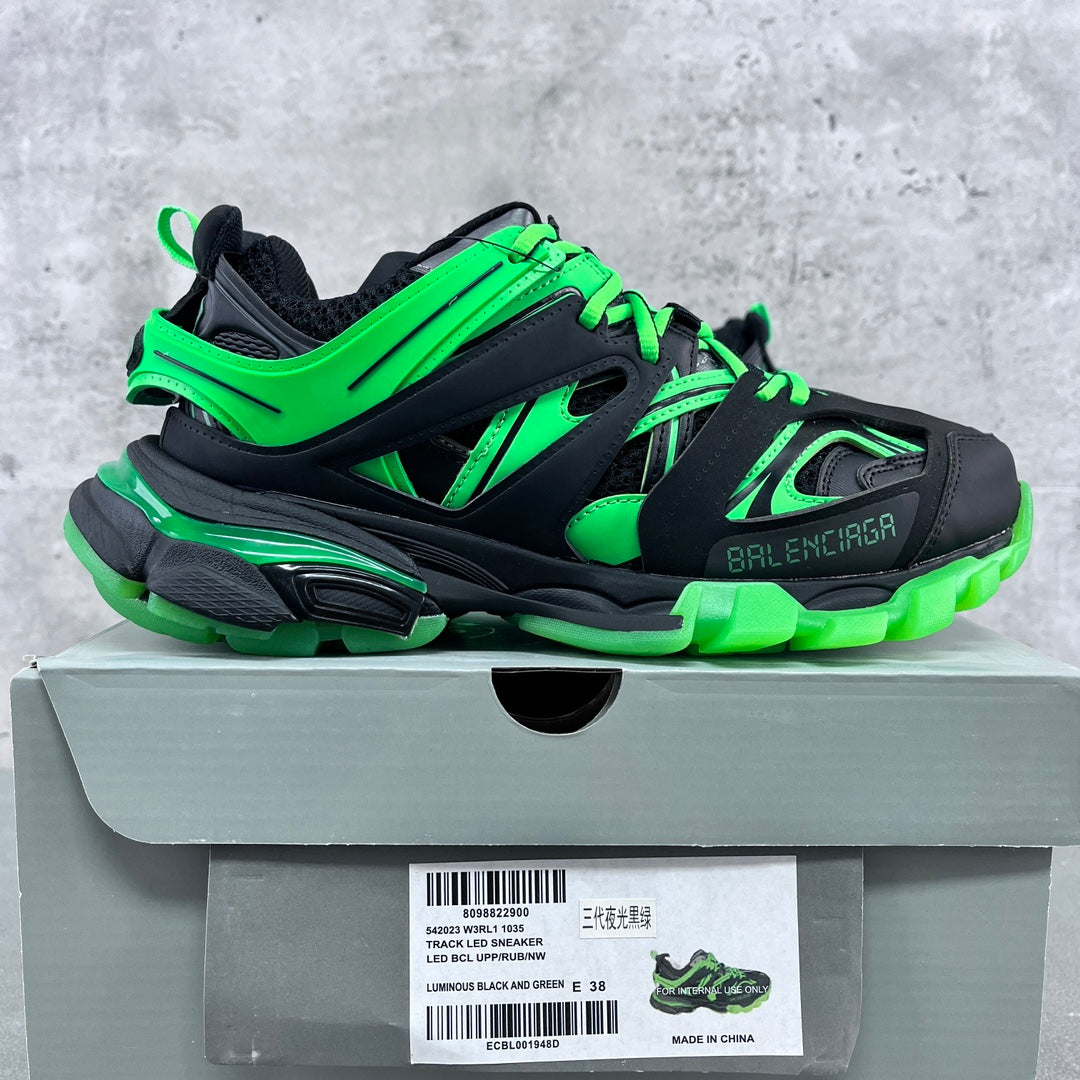 Balenciaga Track 3.0 Luminous Black/Green