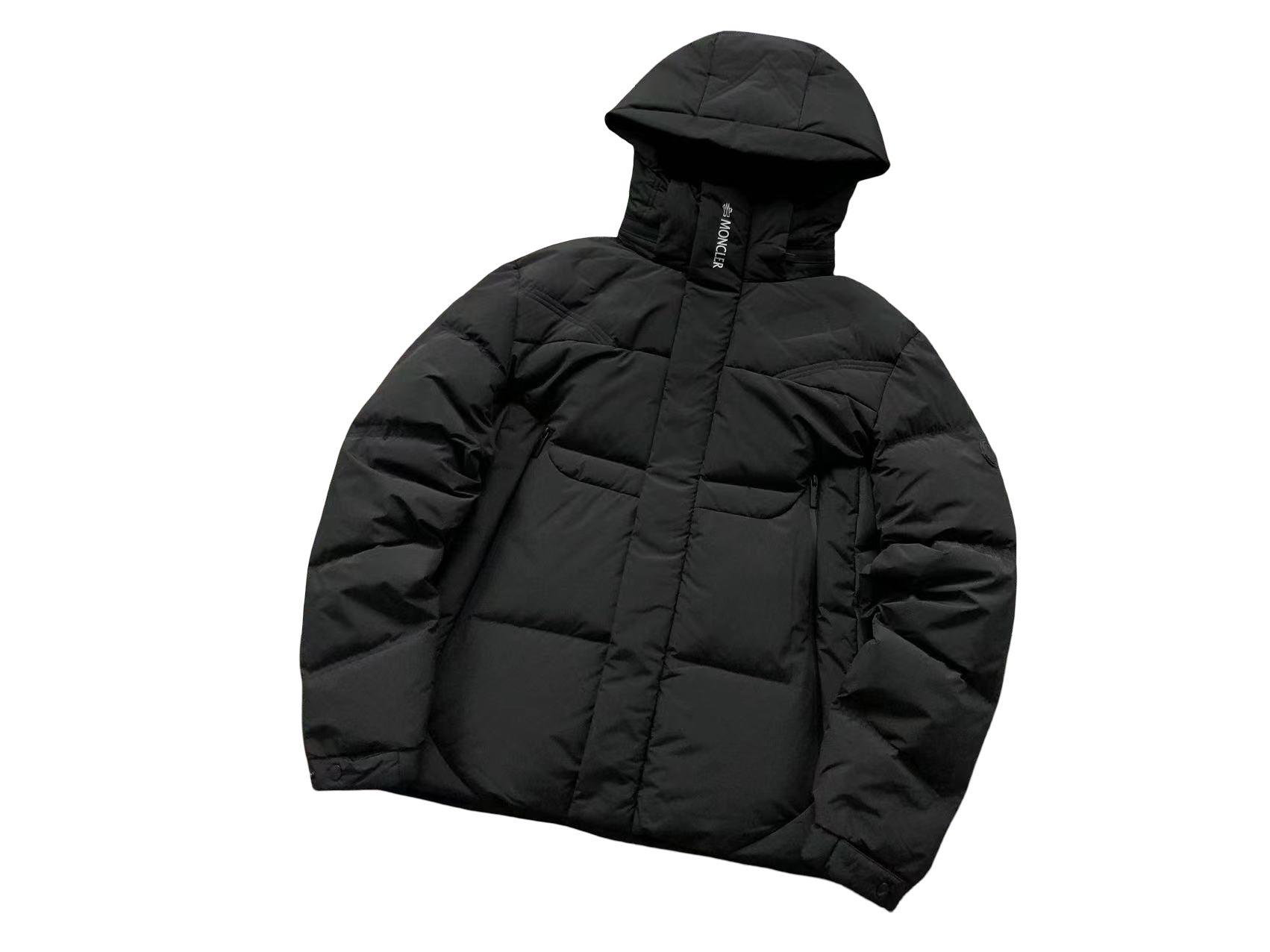 Moncler Technical Down Jacket Black
