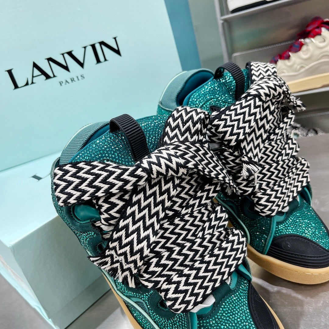 Lanvin Curb Shimmering Teal