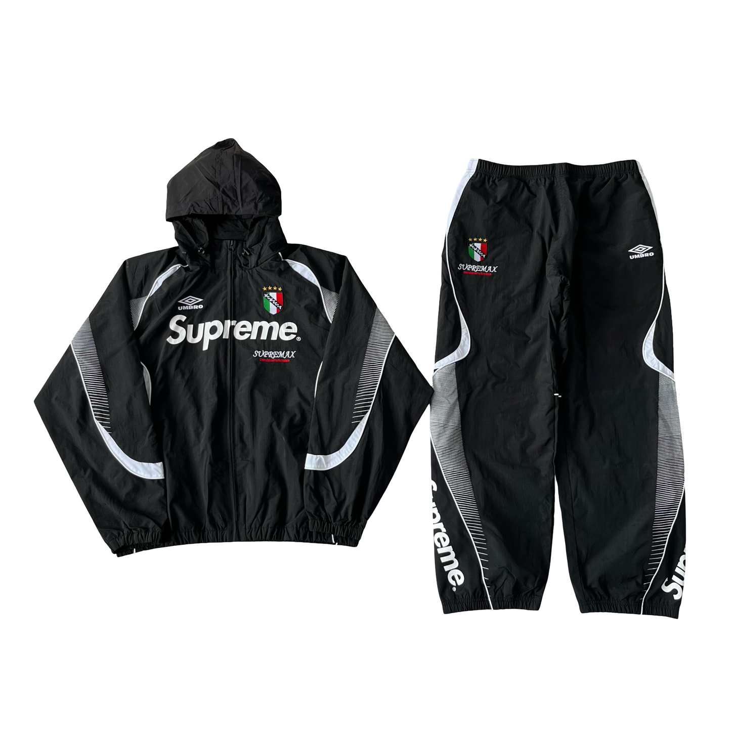 Supreme x Umbro Italia Shell Suit Jogging Black