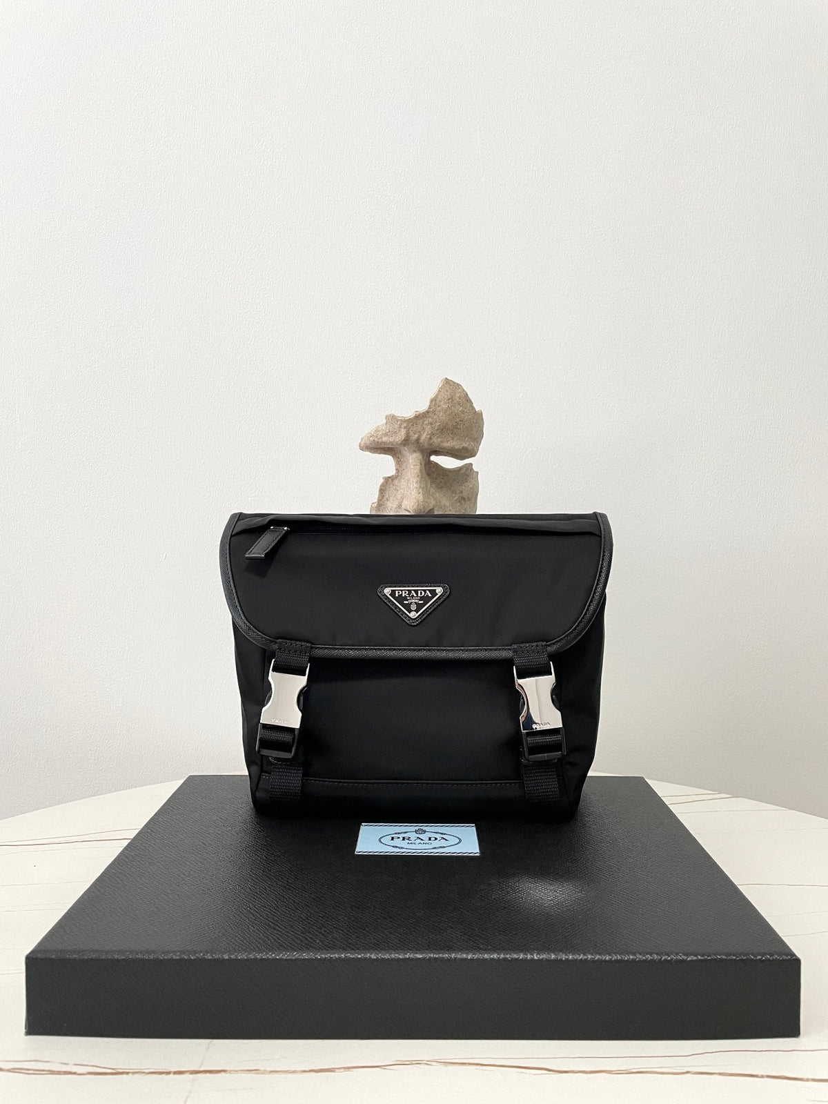 Prada Re-nylon And Saffiano Leather Bag