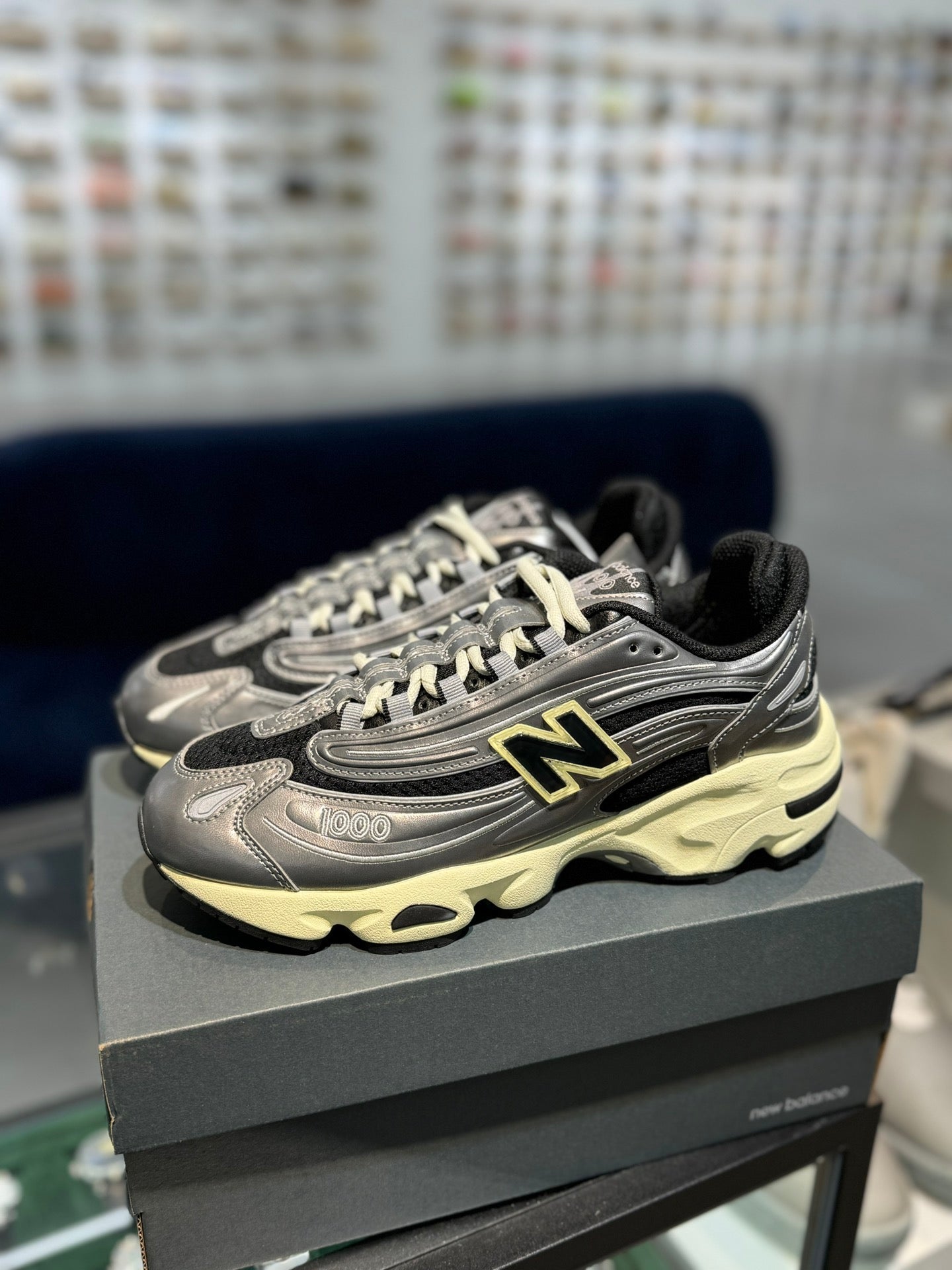 New Balance 1000 Silver Metallic Black Dawn Glow