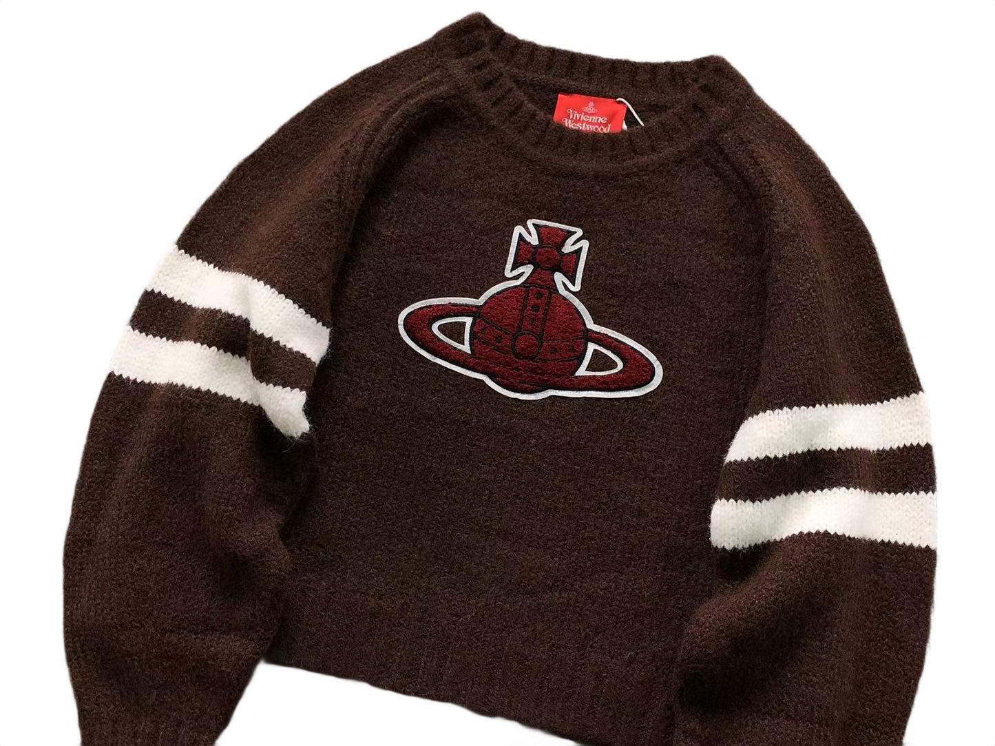 Vivienne Westwood Orb Knit Sweater Brown