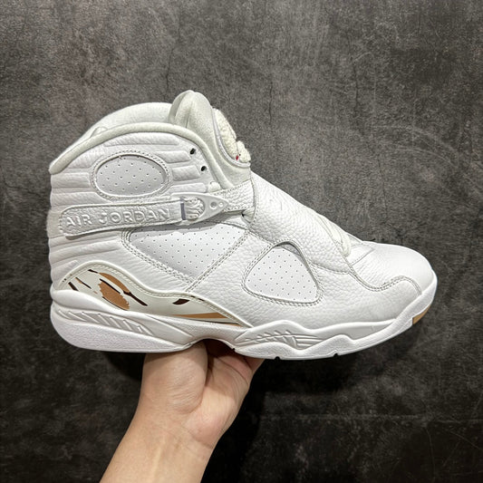 Jordan 8 Retro OVO White