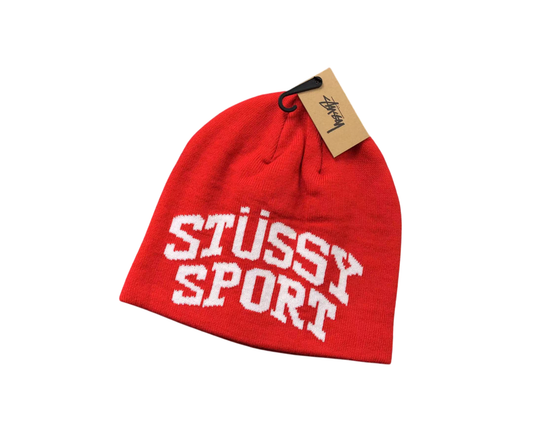 Stussy Sport Beanie Red