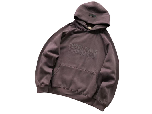 Fear Of God Essentials Hoodie Burgundy