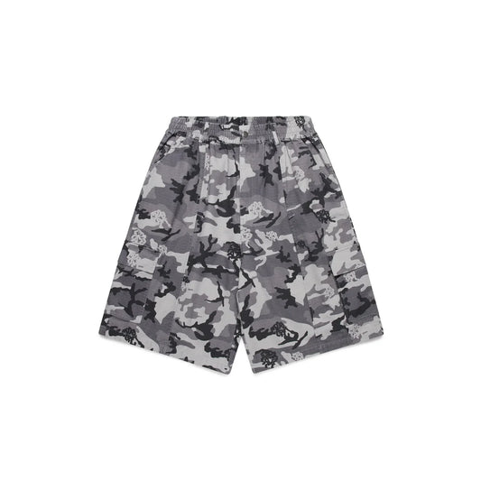 MERTRA Camo Shorts - (GREY)