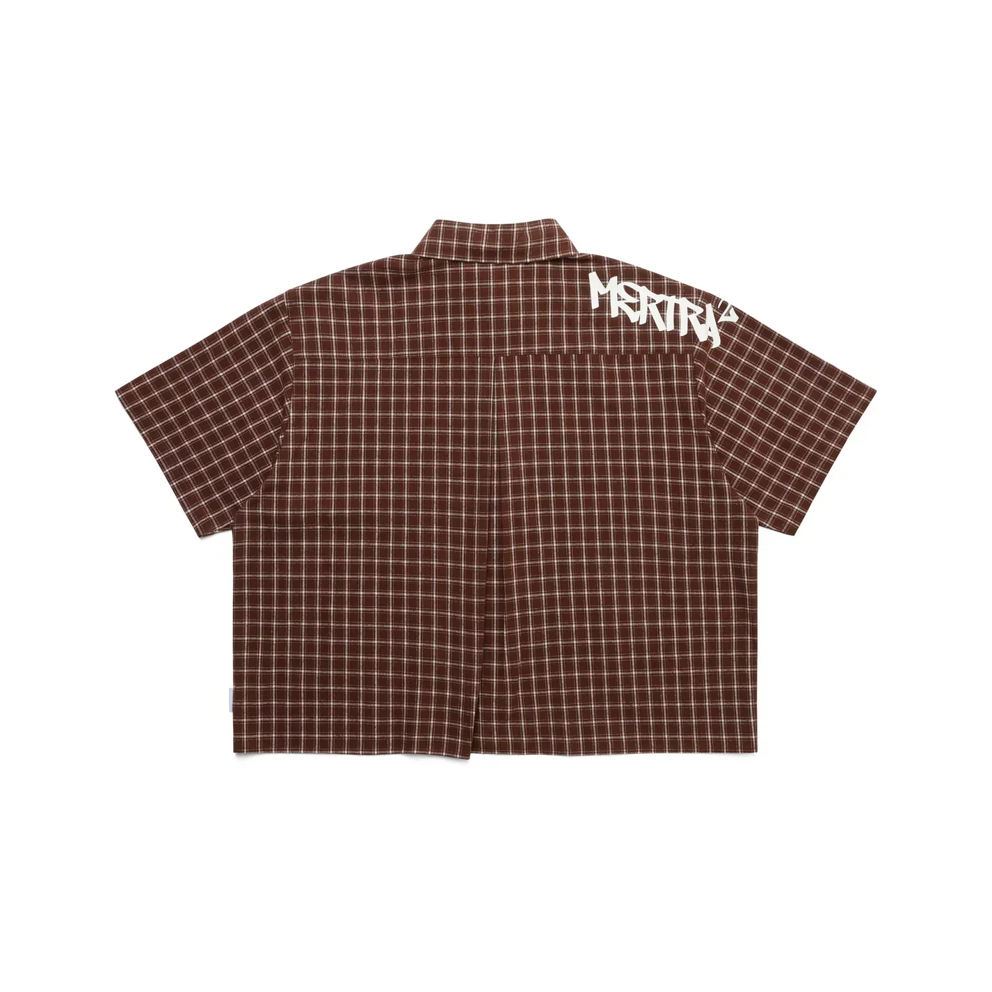 MERTRA Plaid Shirt Brown