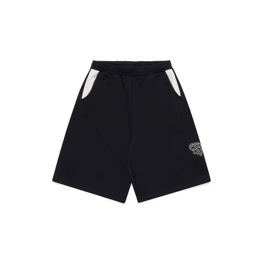 MERTRA Bigstep Shorts - (BLACK/WHITE)