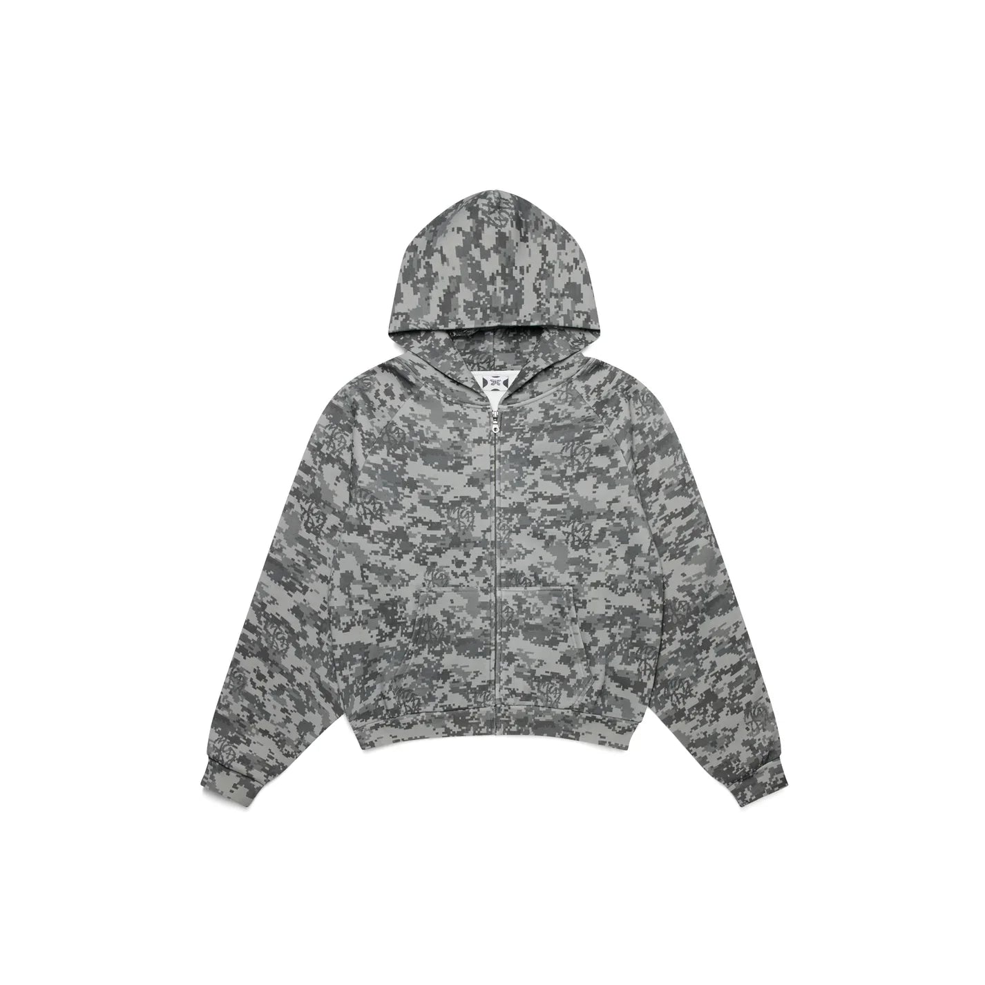 MERTRA Glitch Zip Hoodie - (CAMO)