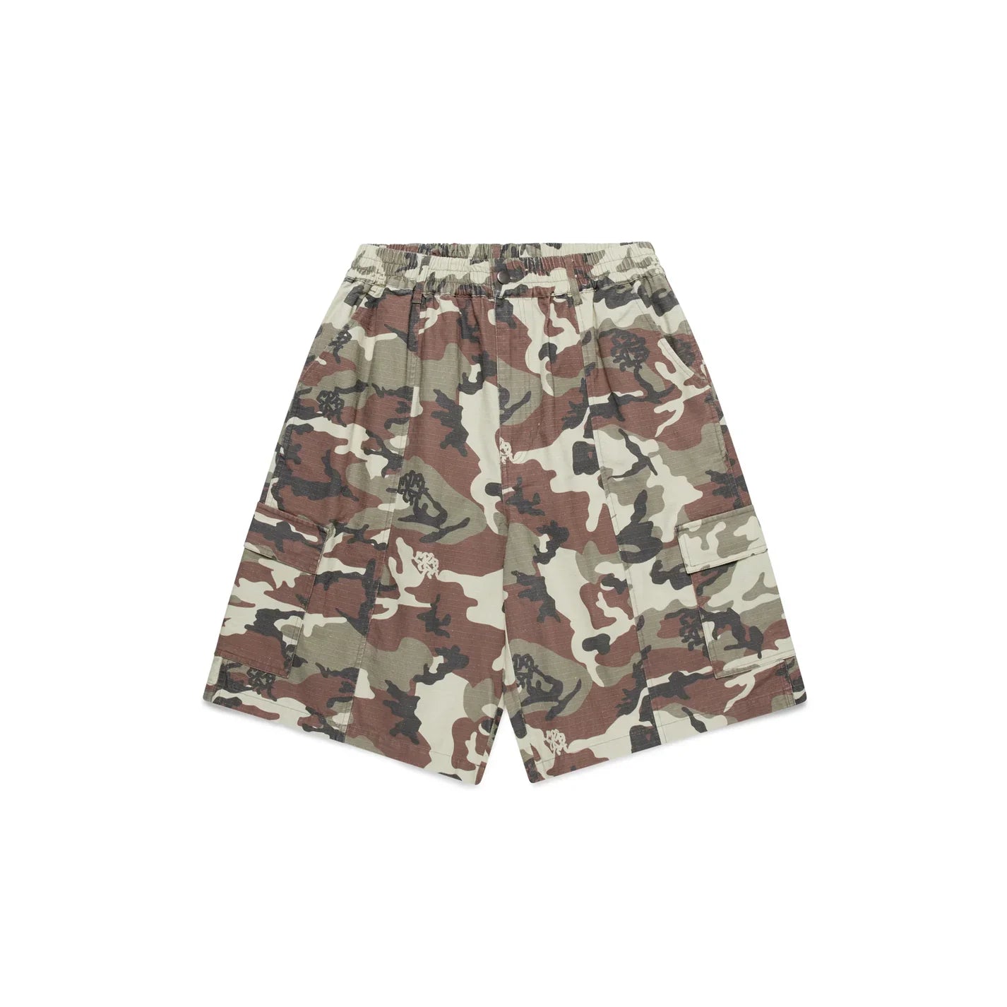 MERTRA Camo Shorts - (KHAKI)