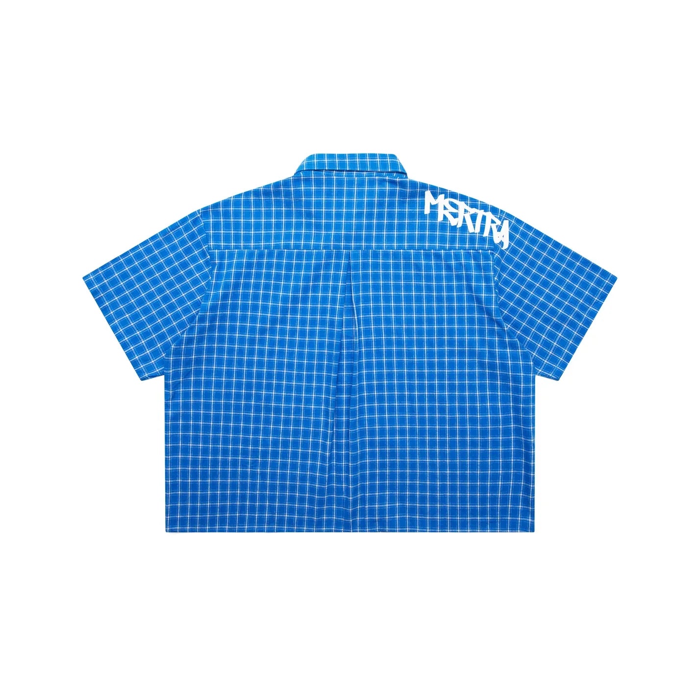 MERTRA Plaid Shirt - (LAPIS)