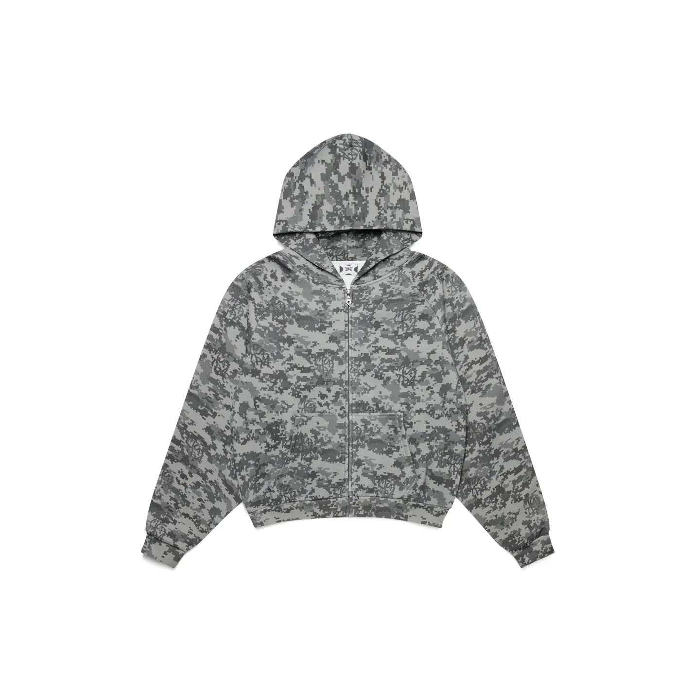 MERTRA Glitch Zip Hoodie Camo