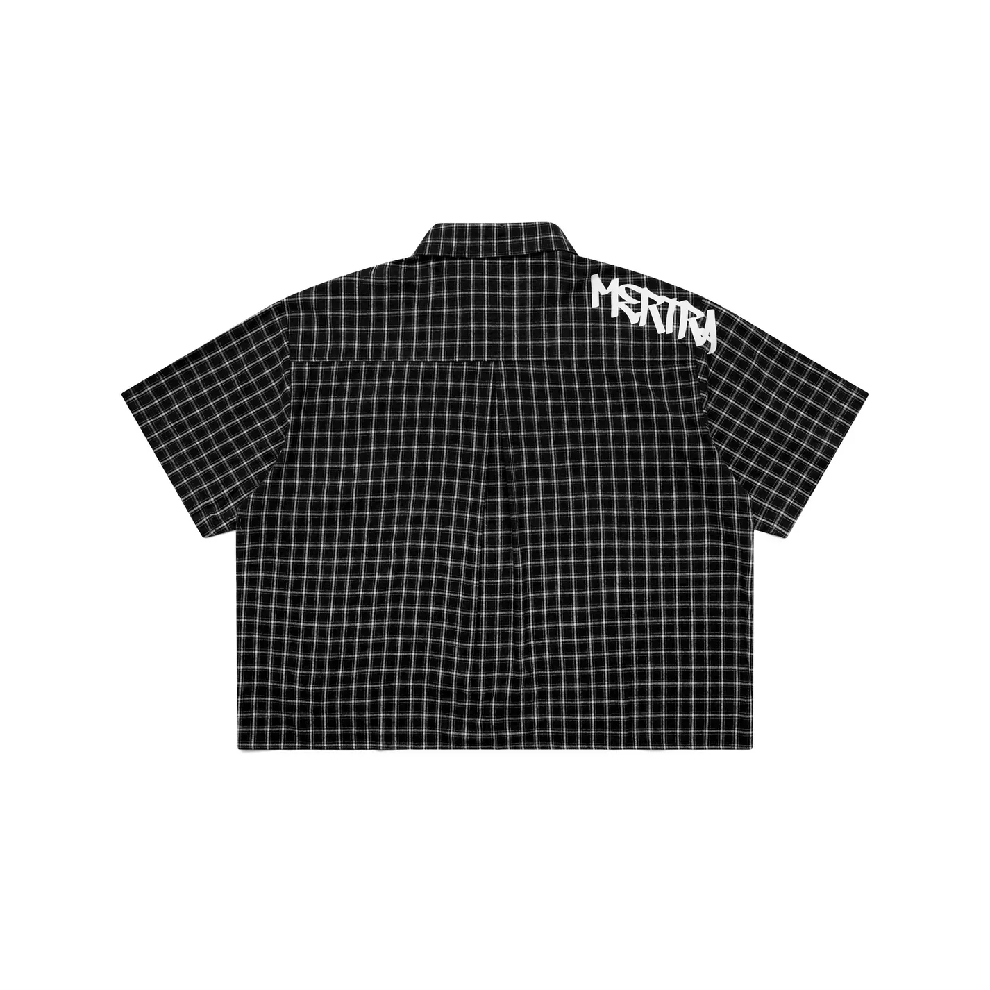 MERTRA Plaid Shirt Black