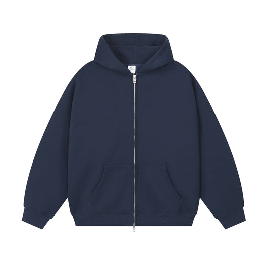 21Dripzz Essential Zip Hoodie - Navy