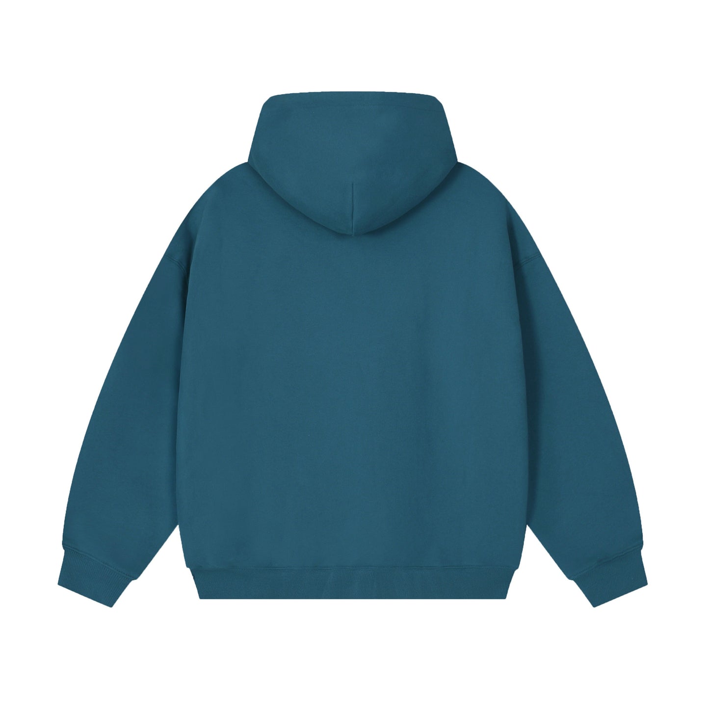 21Dripzz Essential Zip Hoodie - Teal Blue