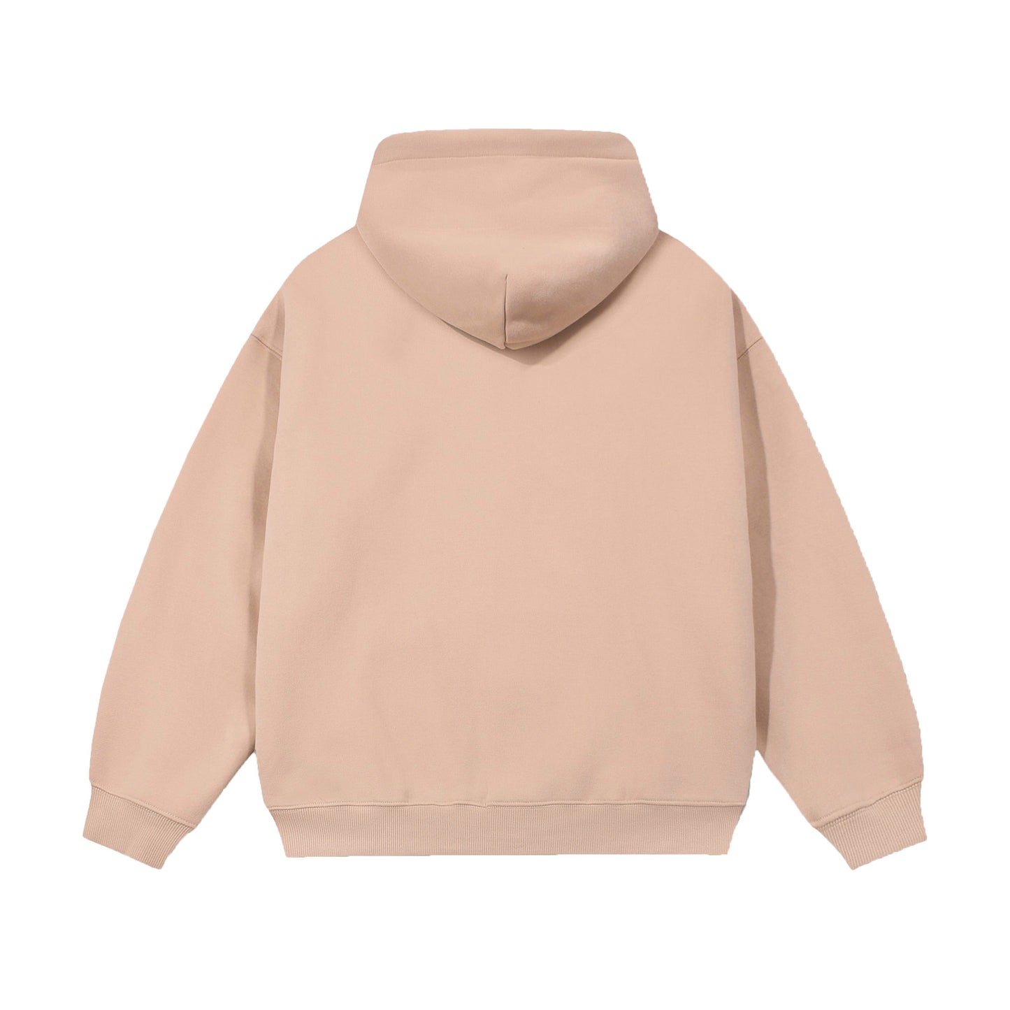 21Dripzz Essential Zip Hoodie - Peach