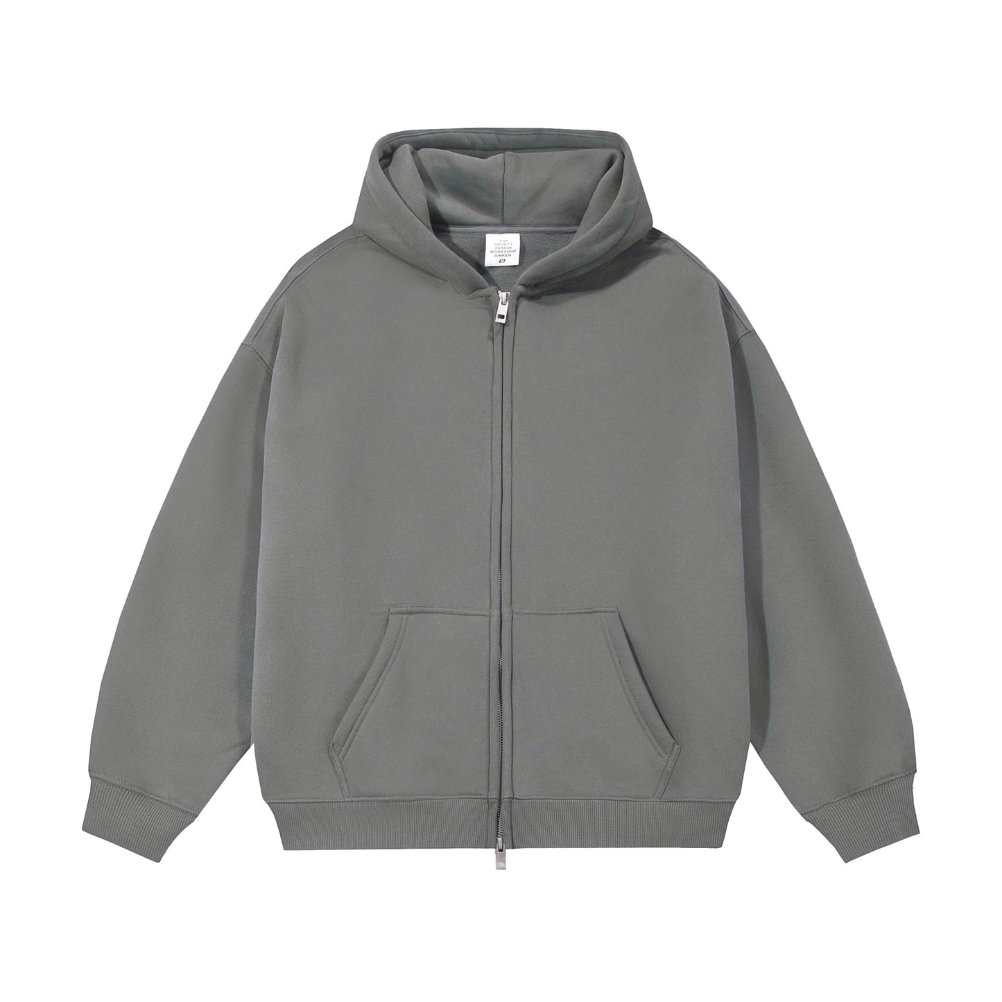 21Dripzz Essential Zip Hoodie - Anthracite Grey