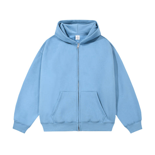 21Dripzz Essential Zip Hoodie - Baby Blue