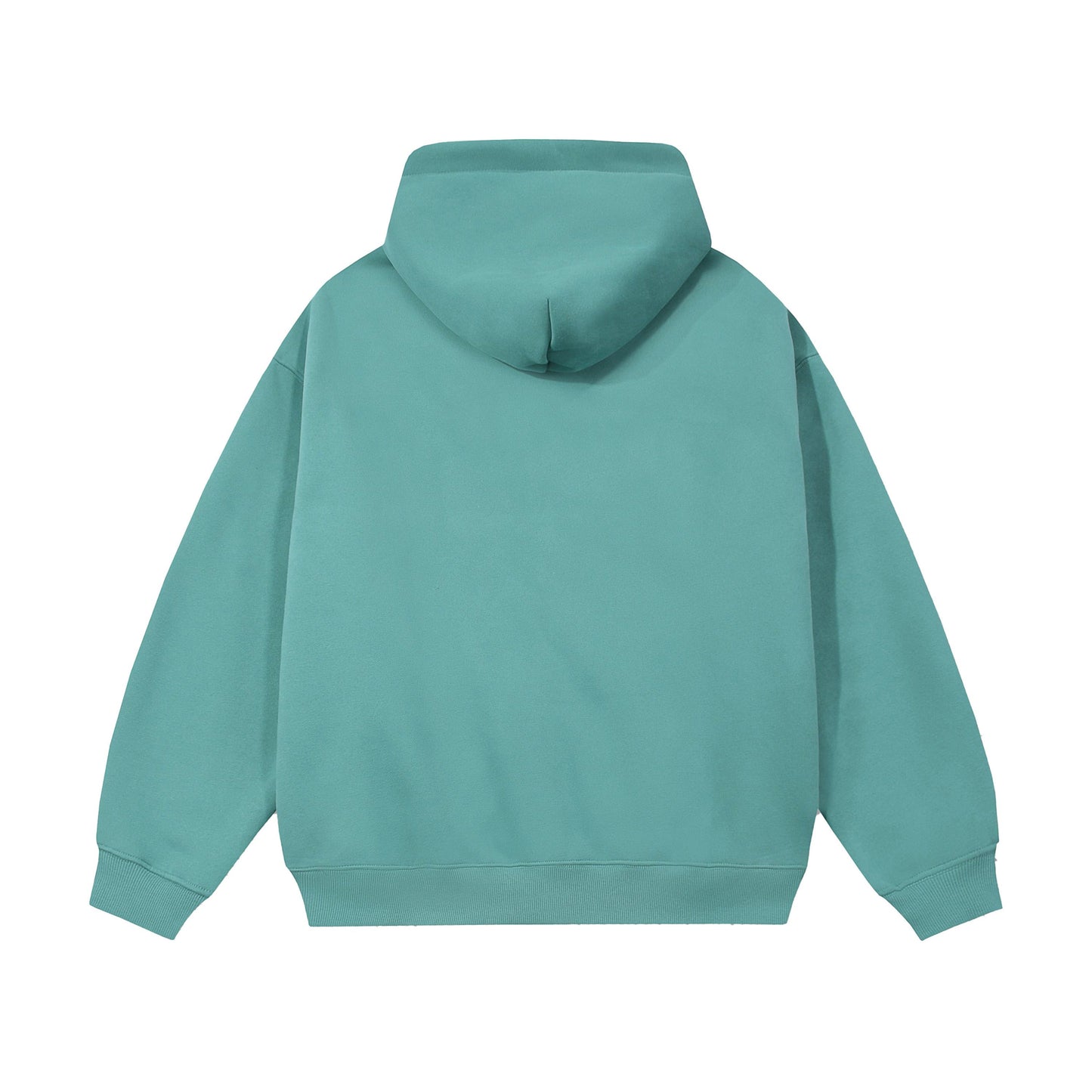 21Dripzz Essential Zip Hoodie - Teal Green