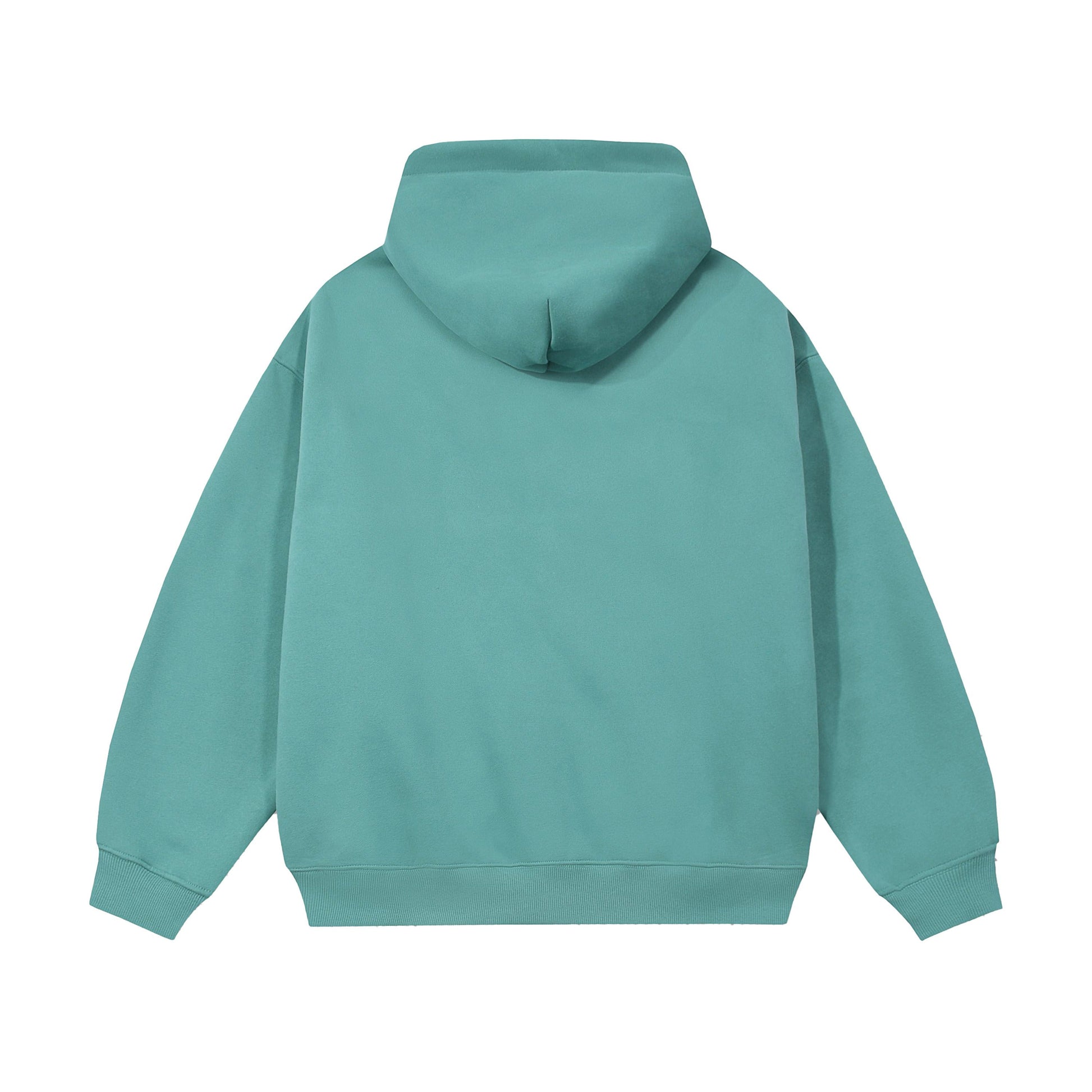 21Dripzz Essential Zip Hoodie - Teal Green