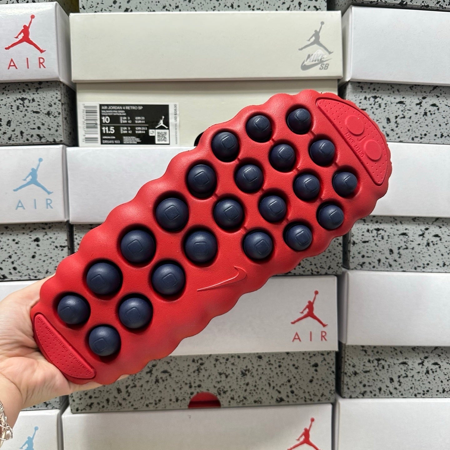 Nike Mind 001 Slide Team Red University Red