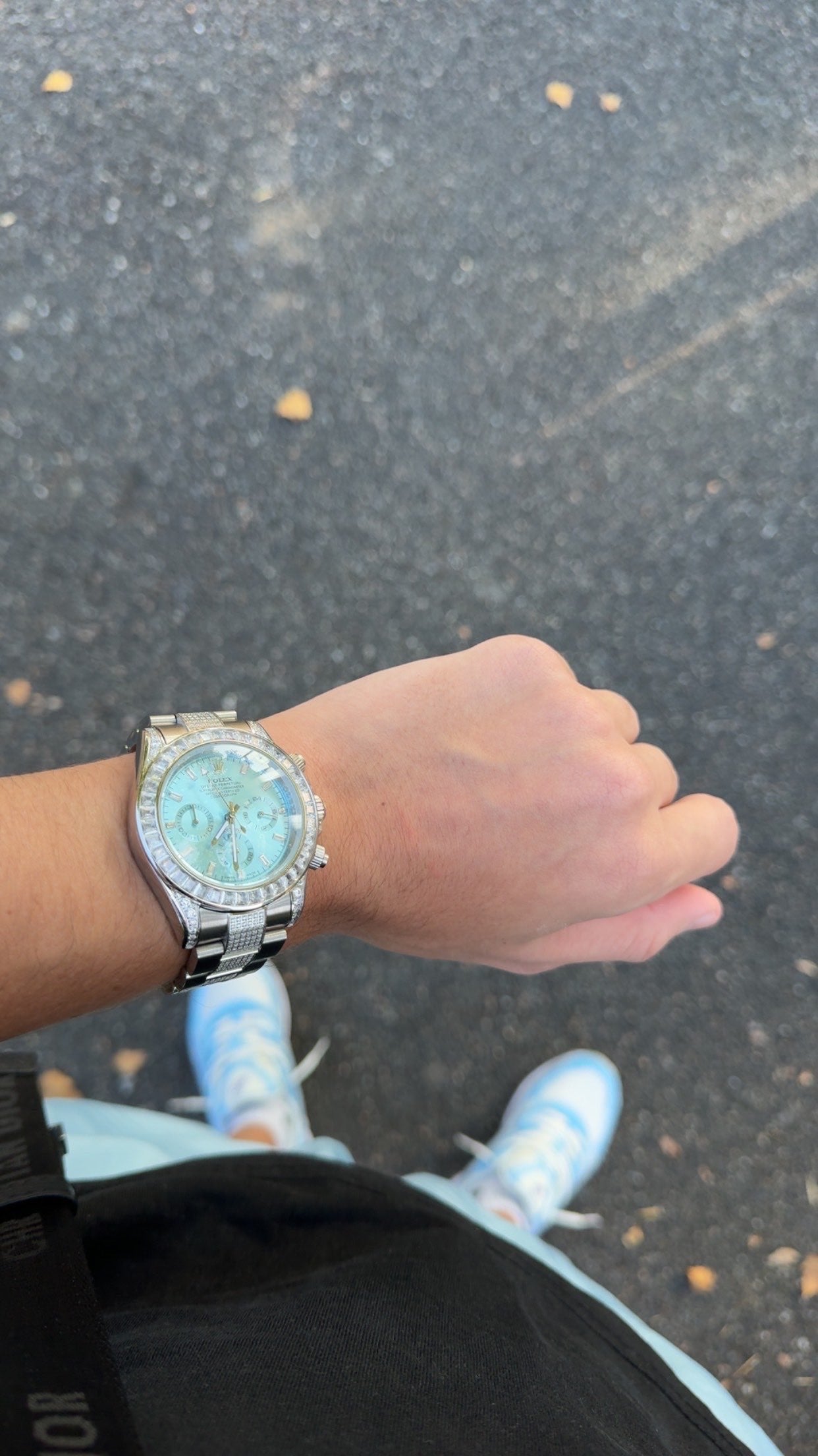 RoIex Daytоna Diamond Bezel Ice-Blue