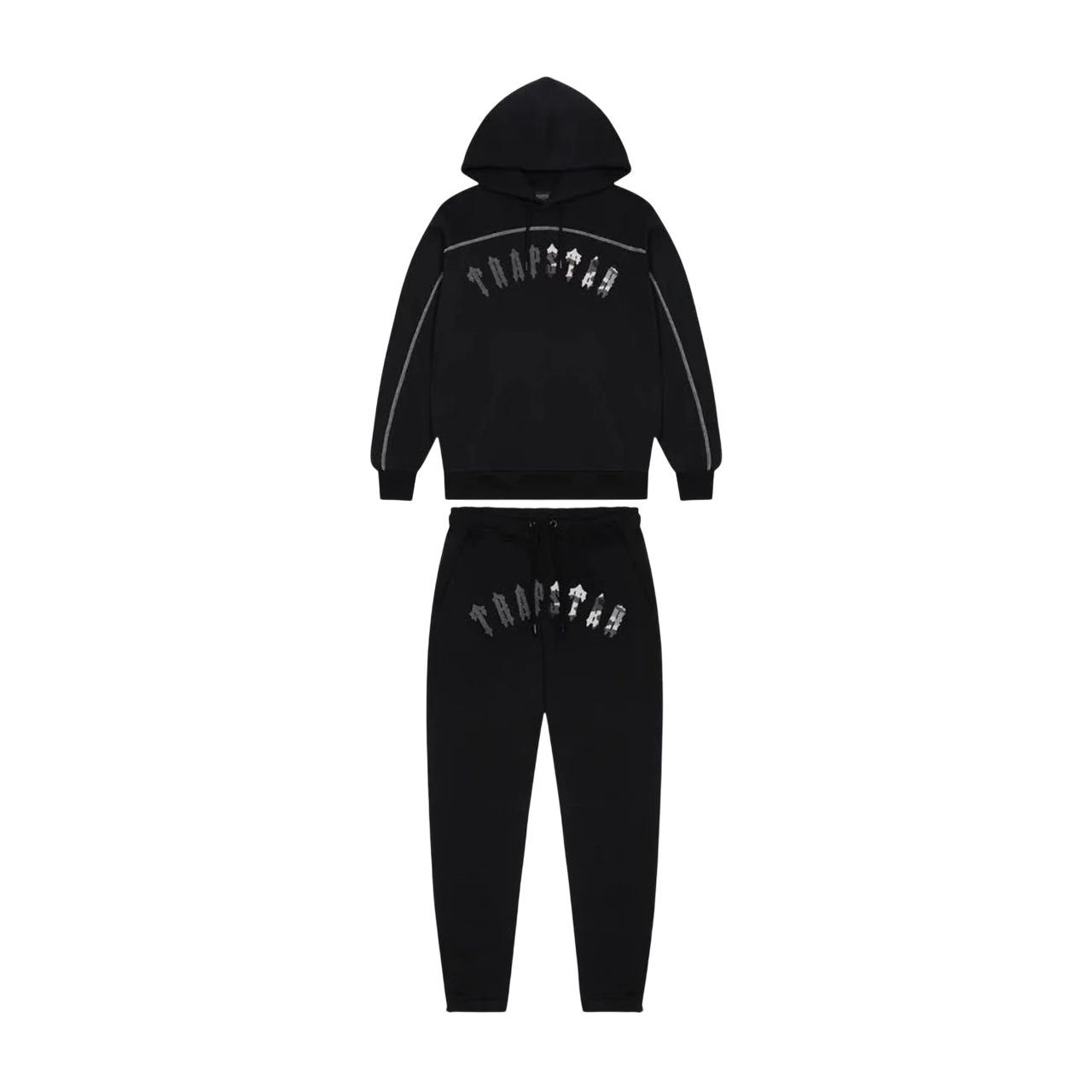 Trapstar Irongate Arch Camo Tracksuit Black