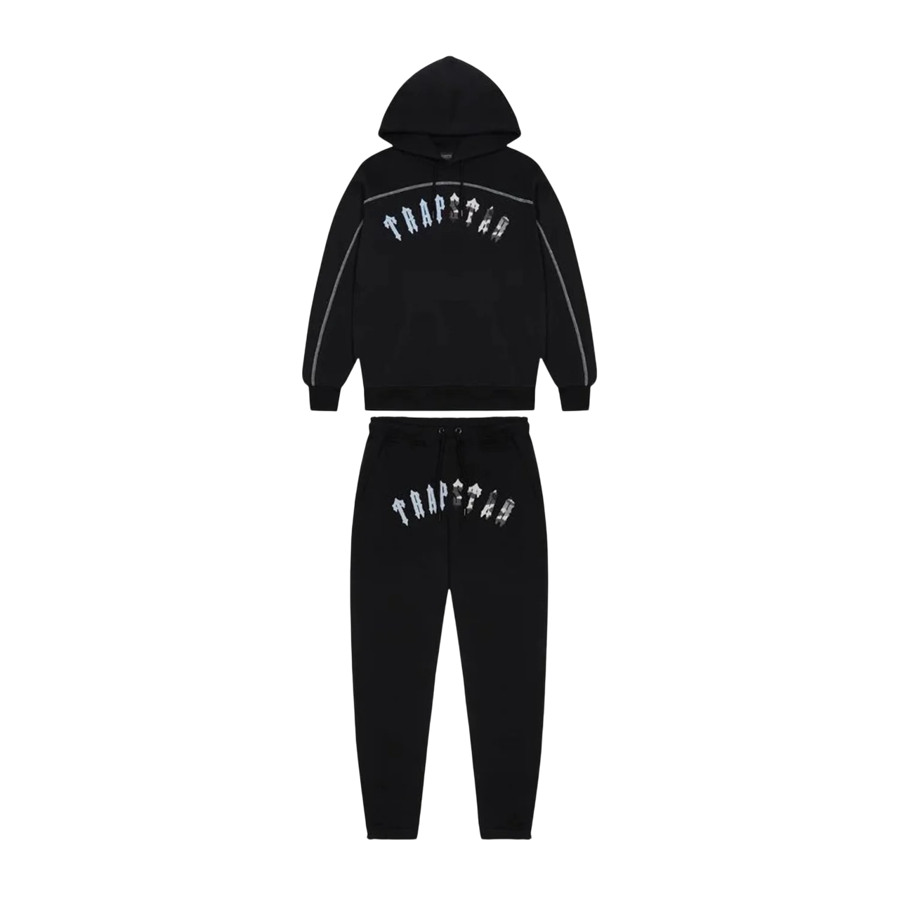 Trapstar Irongate Arch Camo Tracksuit - (BLACK/BLUE)