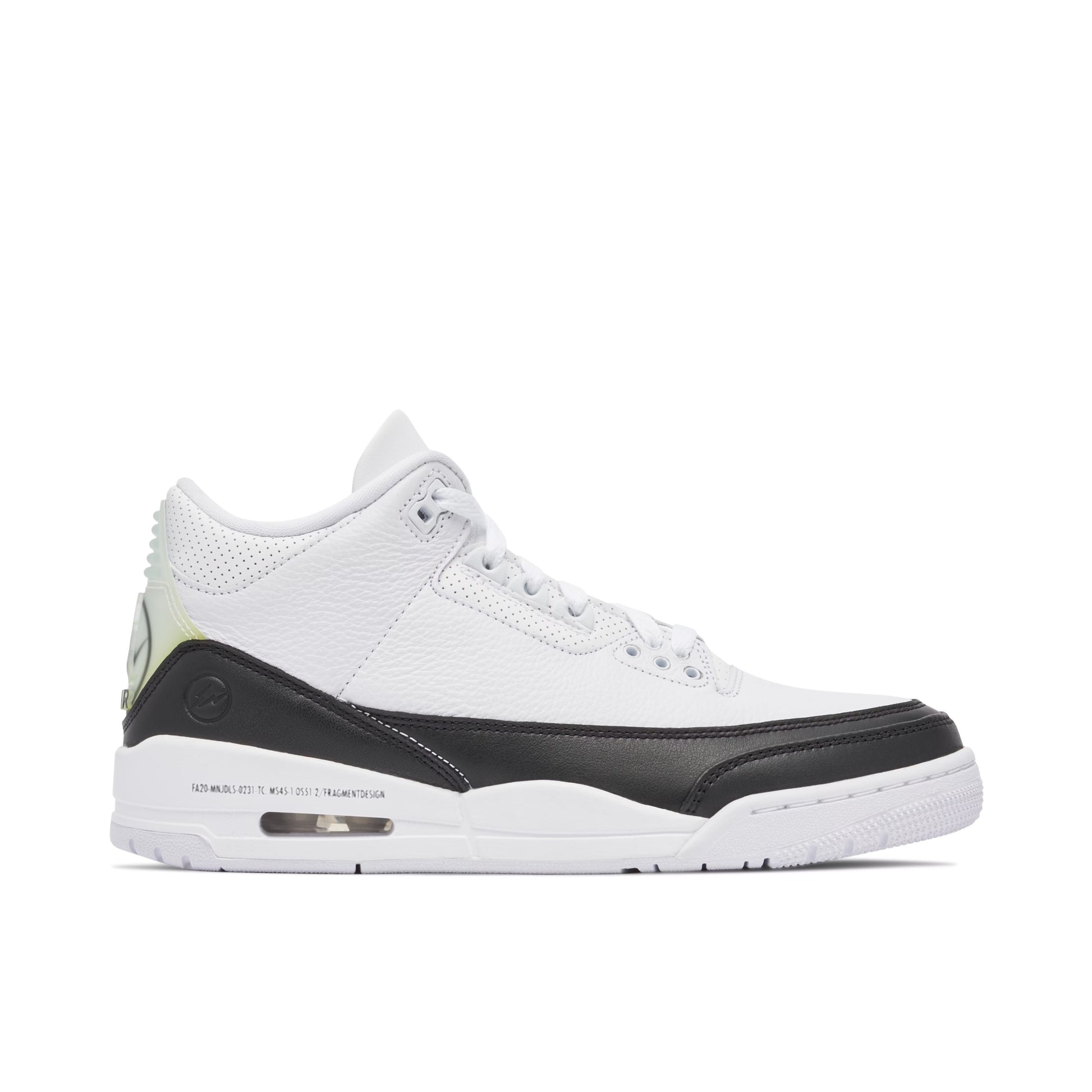 Jordan 3 Retro x Fragment White Black