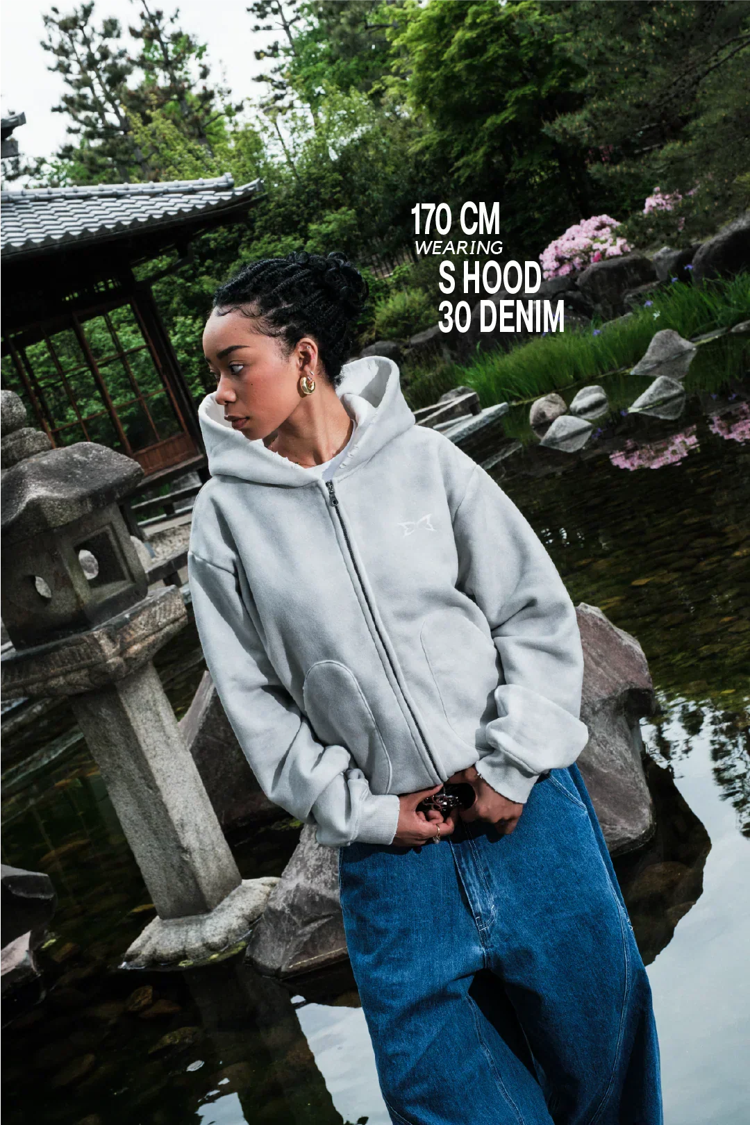 MERTRA Dirt Zip Hoodie Grey