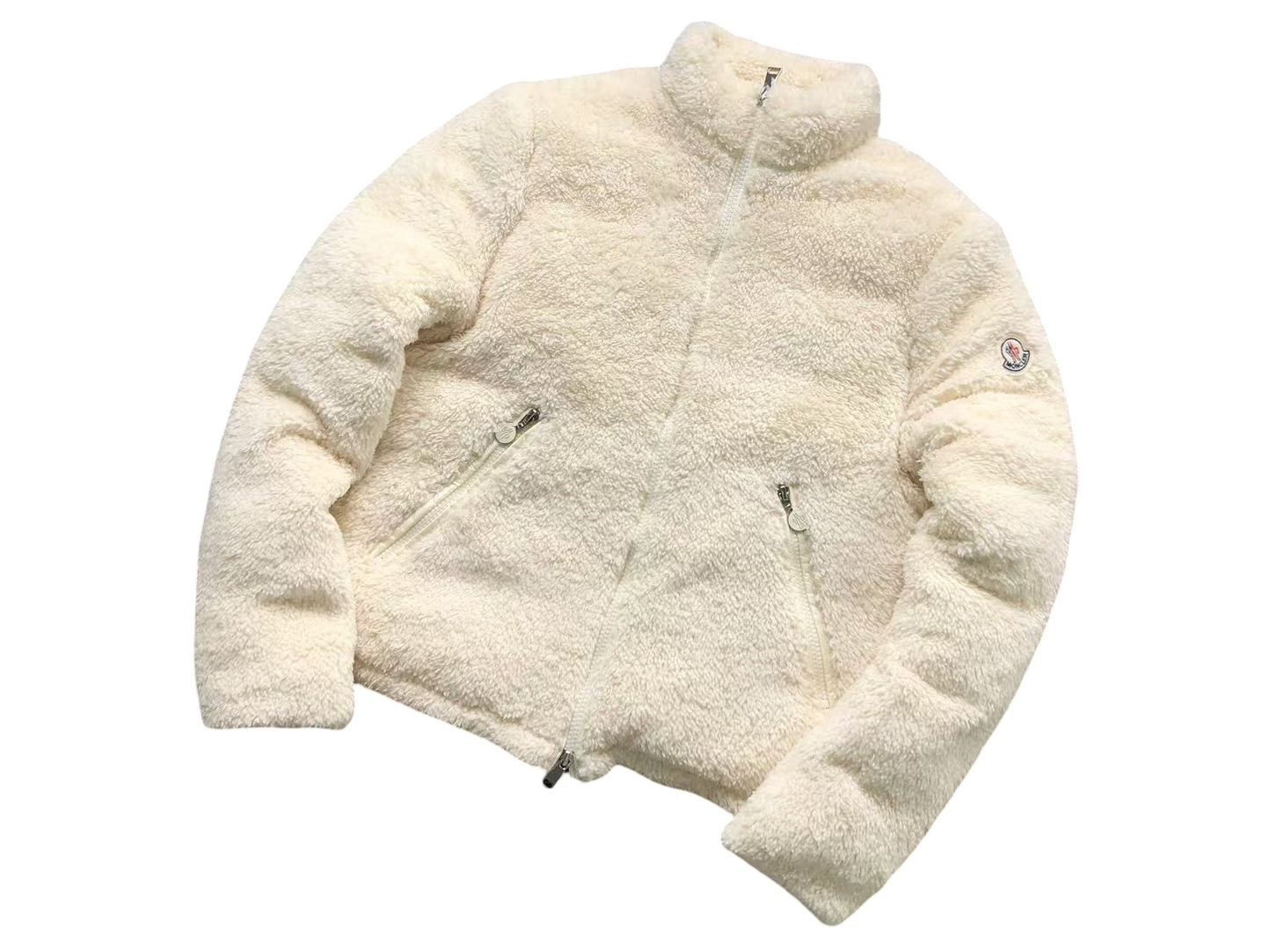Moncler Polignac Fleece Jacket Cream