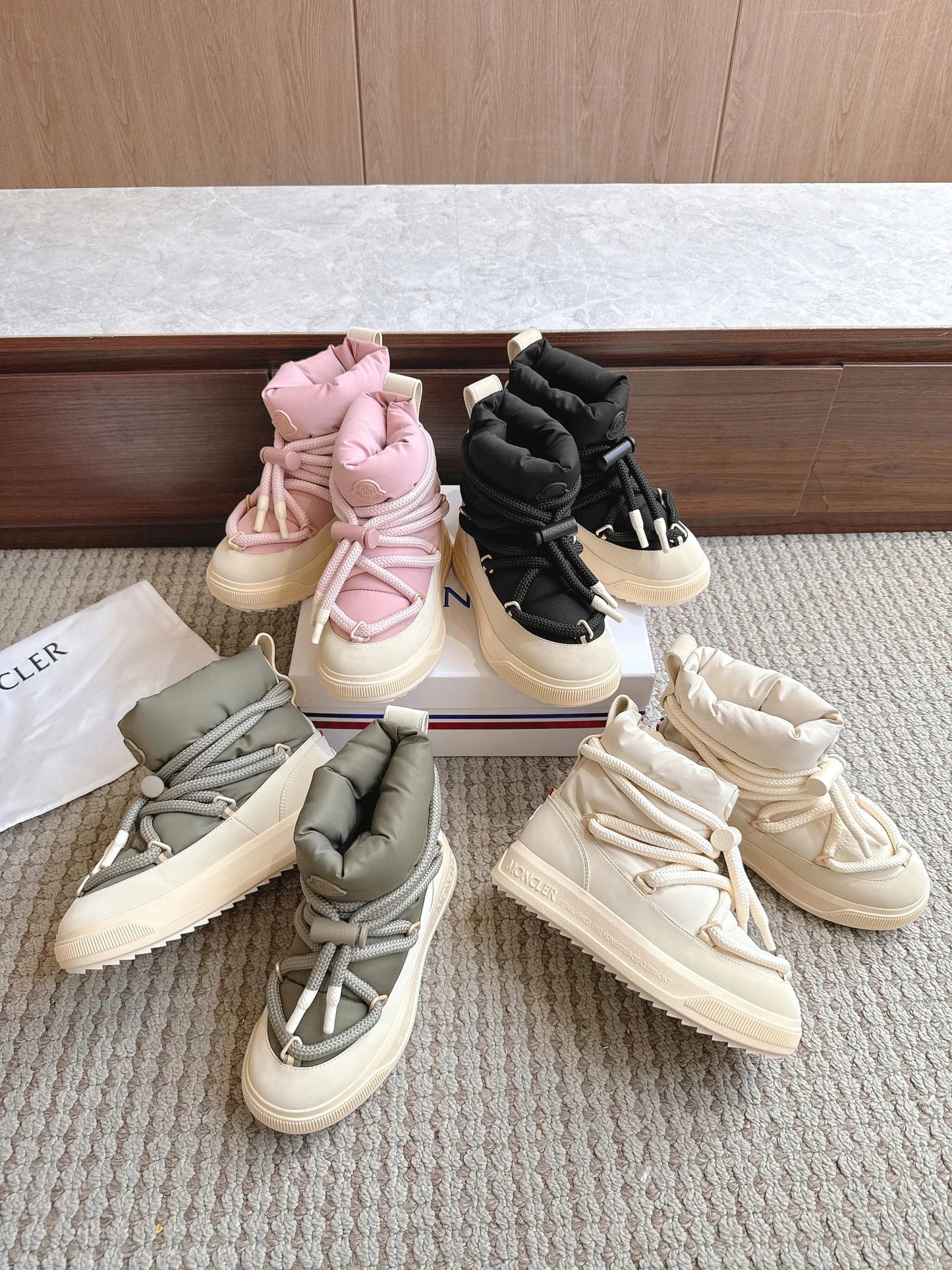 Moncler Altive Mid Snow Boots Black
