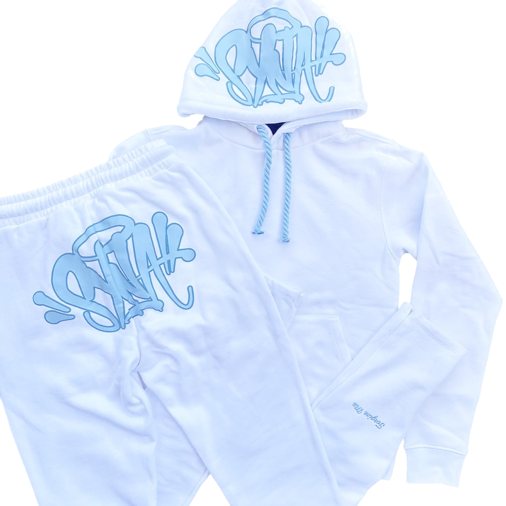 Syna World Tracksuit White/Blue EXCLUSIVITY 21DRIPZZ
