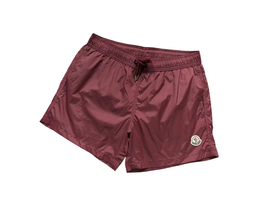 Moncler Classic Shorts Burgundy