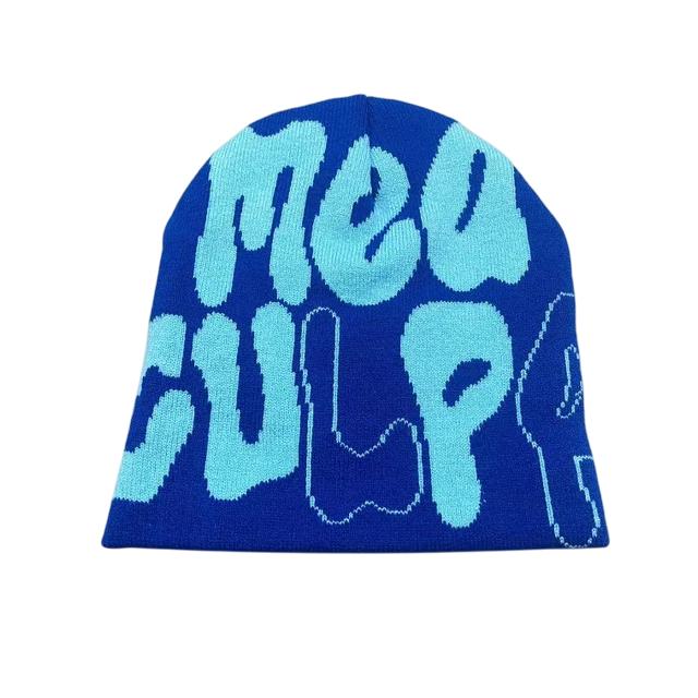 Mea Culpa Beanie Navy Blue