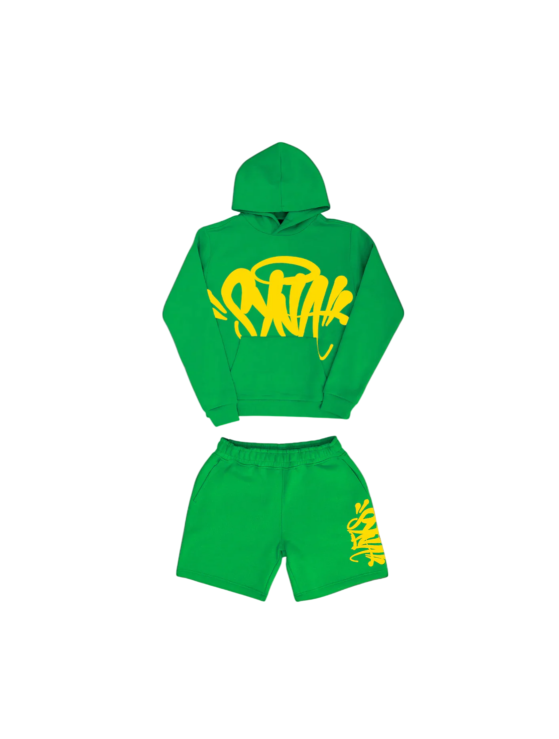 Syna World Team Hood Twinset Green/Yellow