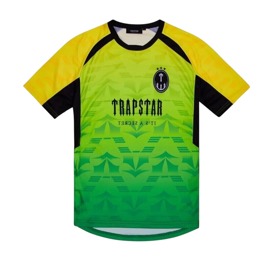 Trapstar Monogram Jersey Carnival Edition Green/Yellow/Black