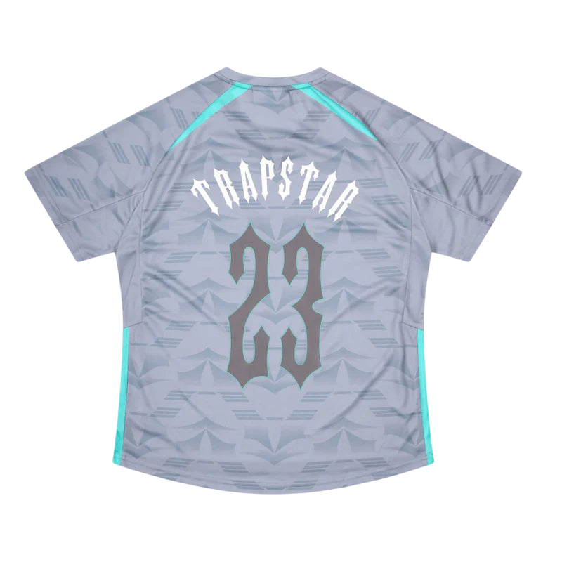 Trapstar Monogram Jersey Grey/Sea Blue