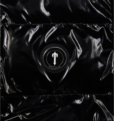 Trapstar Women's Irongate Detachable Hooded Puffer Jacket Shiny
