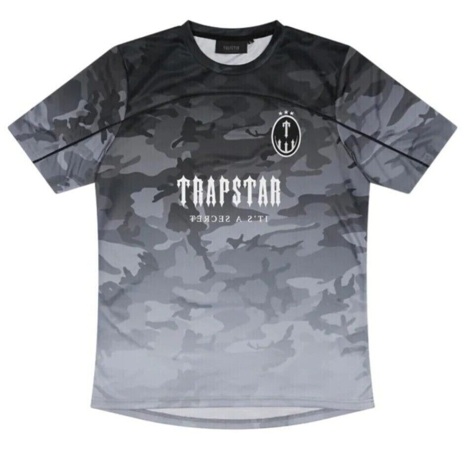 Trapstar Monogram Jersey Black Camo