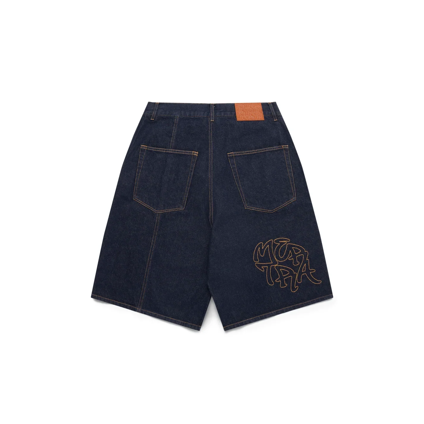 MERTRA Bigstep Denim Shorts - (BLACK)