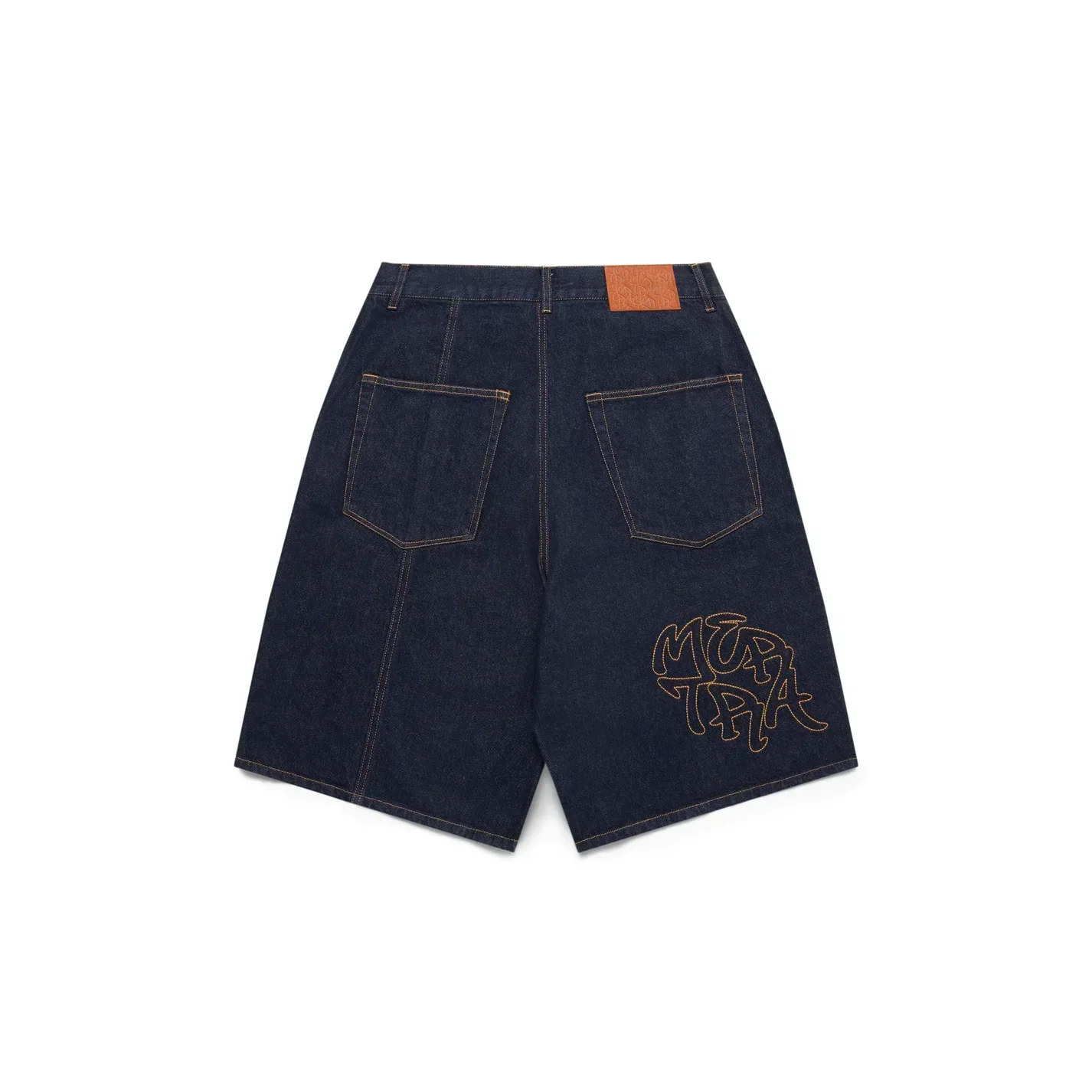 MERTRA Bigstep Denim Shorts Black