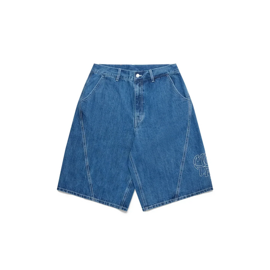 MERTRA Bigstep Denim Shorts Blue