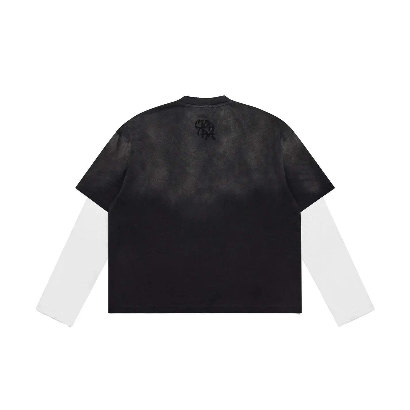 MERTRA Washed Longsleeve Black/White