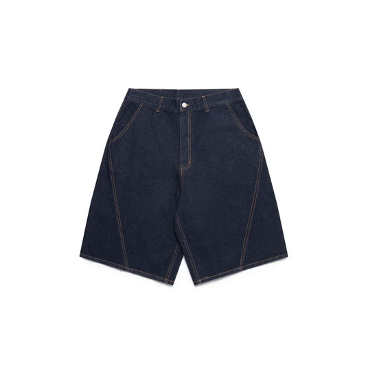MERTRA Bigstep Denim Shorts Black