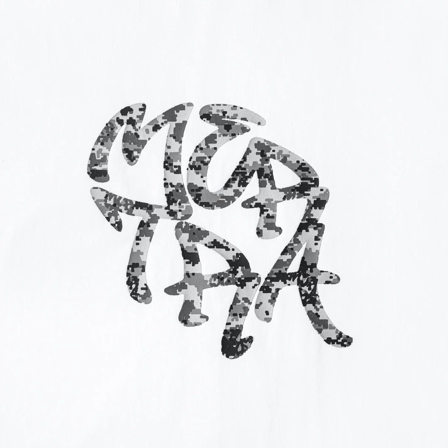 MERTRA Glitch Tee White